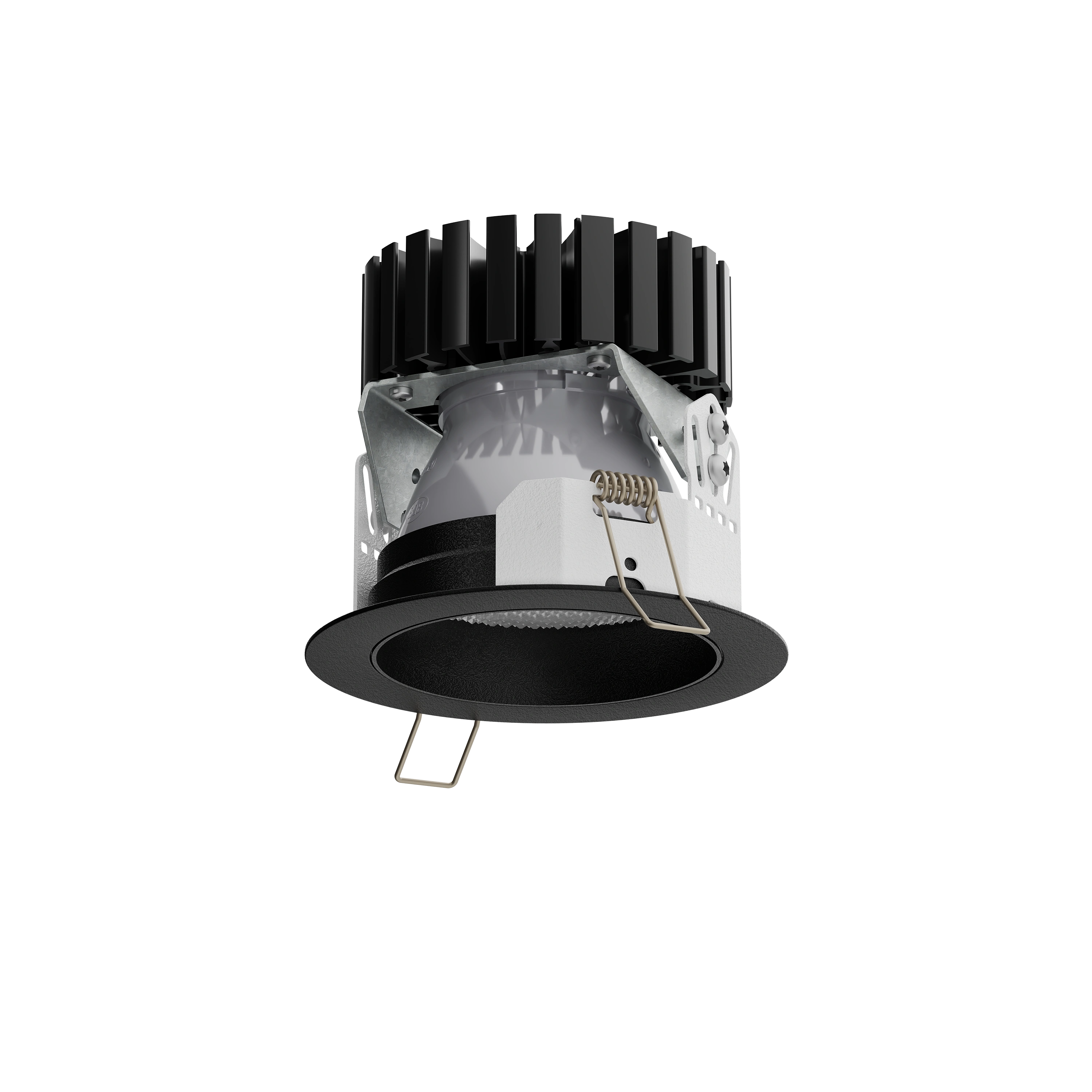 Kaskad  recessed fixed black edge ring