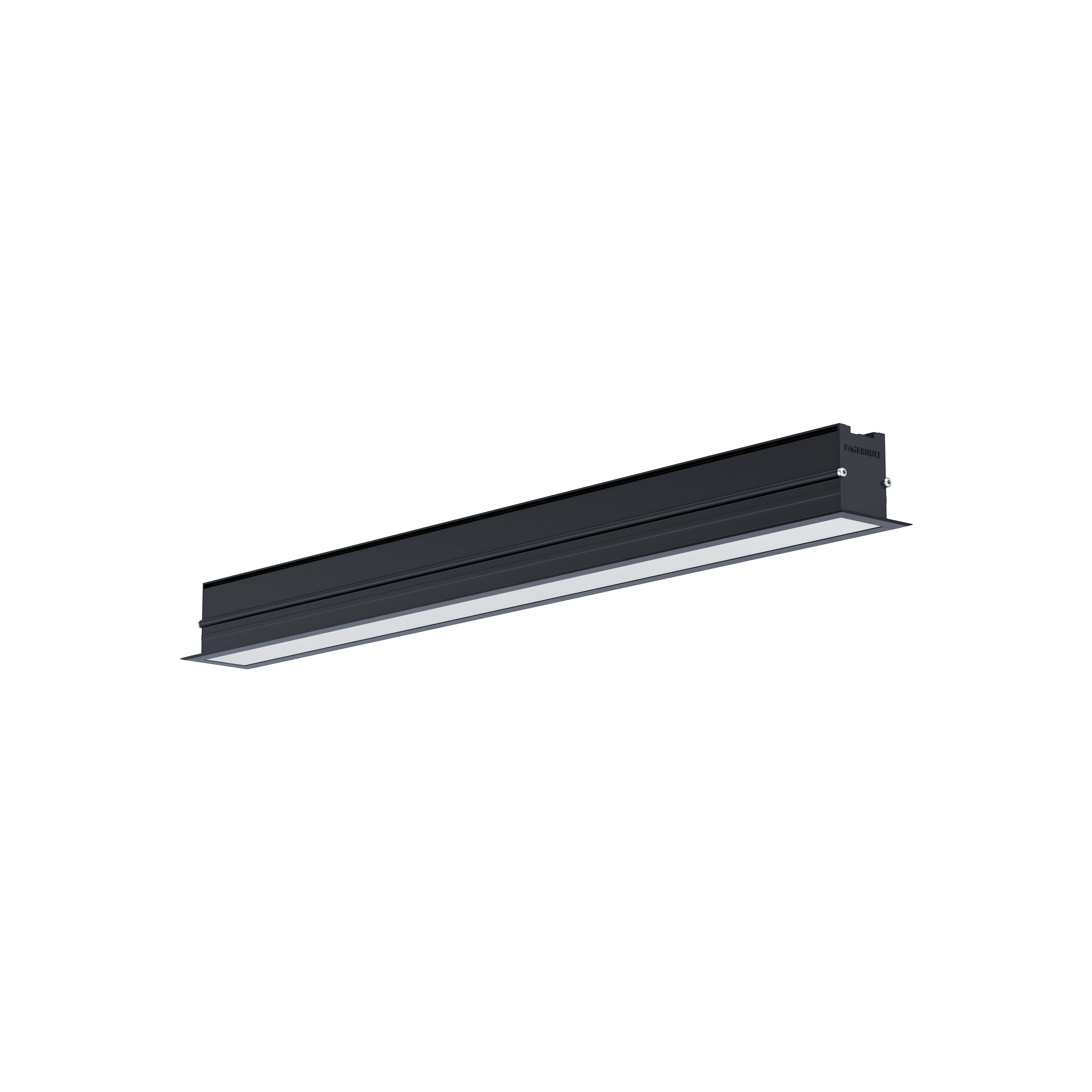 Notor 36 recessed single 600 opal black