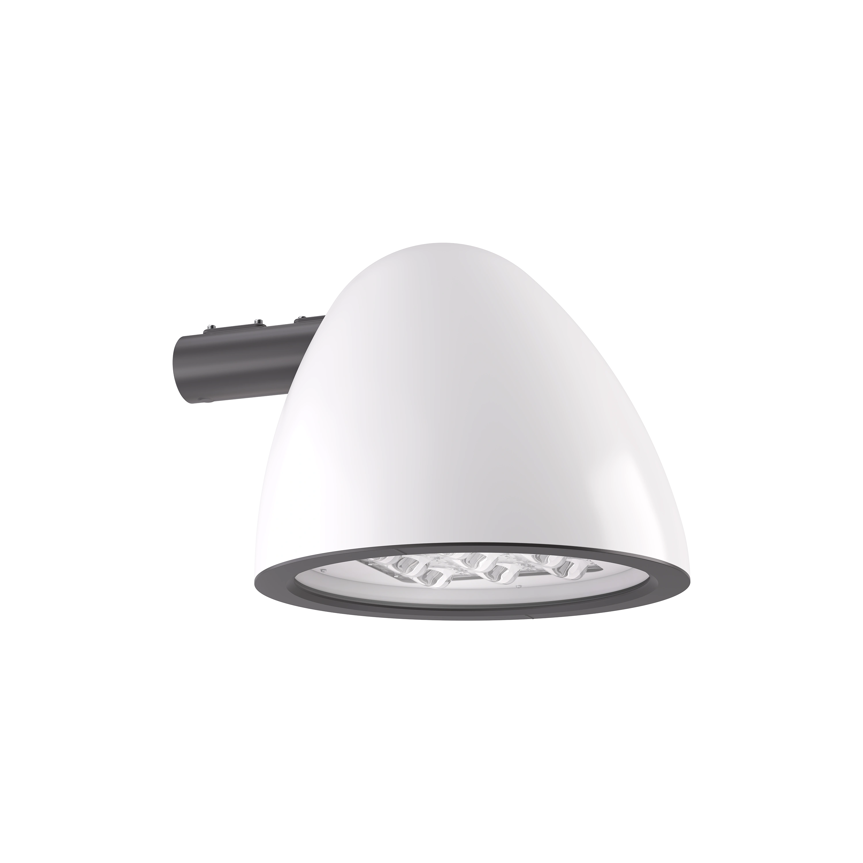 Opalume Ovo post spherical  D400 opal anthracite