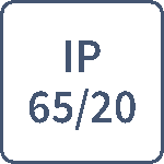 IP65/20 (under/above ceiling).