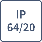 IP64/20 (under/above celing).