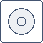 Round light distribution.